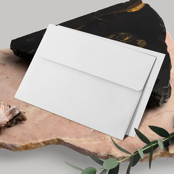 Granhoolm 50 pack 4x6 Envelopes, A6 Invitation Envelopes 6.5 x 4.75 - Image 5