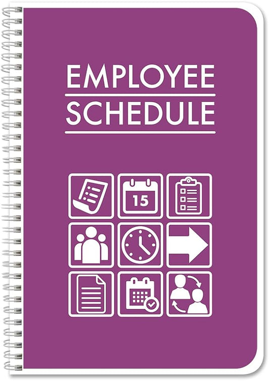 BookFactory Employee Work Schedule Planner/Business Employee Schedule Tracking by BookFactory