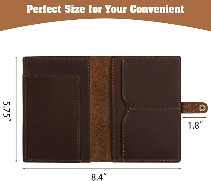 Jack&Chris Genuine Leather Passport Holder - Image 3