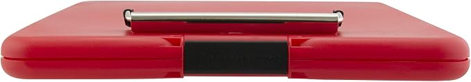 Saunders SlimMate Plastic Storage Clipboard Letter Size Red, Assembled in USA - Image 5