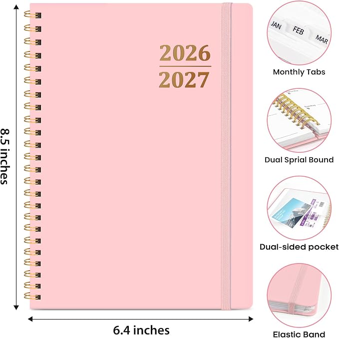 Academic Planner 2026-2027, Weekly and Monthly Calendar Planner Book, July 2026 - Image 5