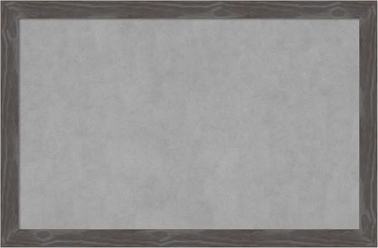Amanti Art Grey Framed Magnetic Board 23x35 Large Vision Board by AmantiArt