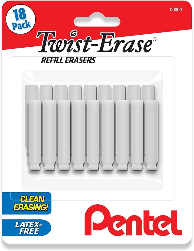 Pentel Twist Erase Refill Erasers by PentelofAmerica