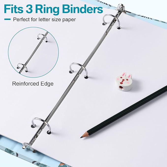 Fulmoon 320 Pieces 3 Ring Binder Dividers - Image 3
