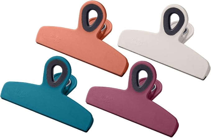 Mr. Pen- Magnetic Bag Clips, 4 Pack, Durable Plastic by MrPen