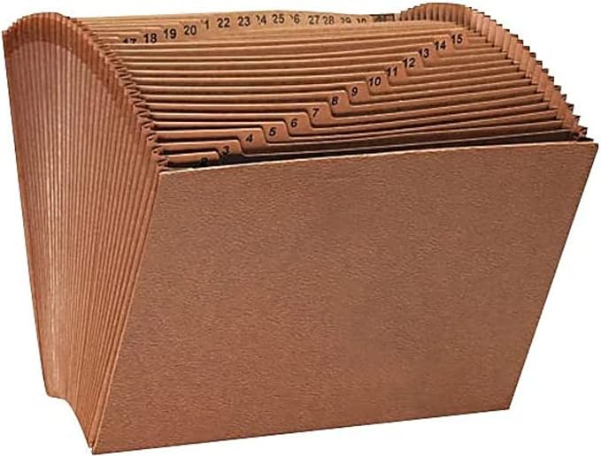 1InTheOffice Expanding File Folder 31 Sections, Accordion File Organizer - Image 8