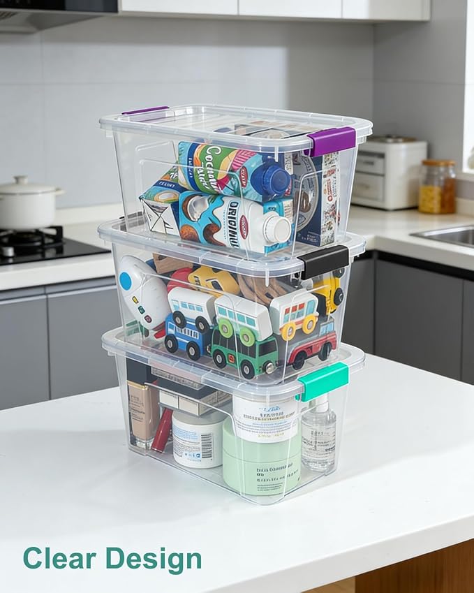 EOENVIVS Clear Storage Bins - Image 3