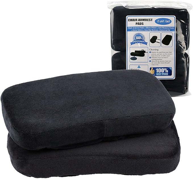 Sunnors Chair Armrest Pads, Memory Foam Office Chair Arm Covers and Elbow Pillow - Image 7