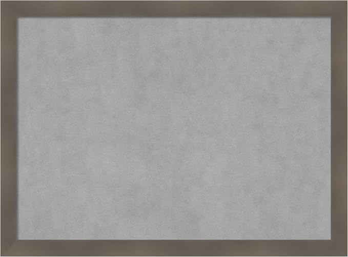 Amanti Art Grey Framed Magnetic Board 22x30 Medium Vision Board by AmantiArt