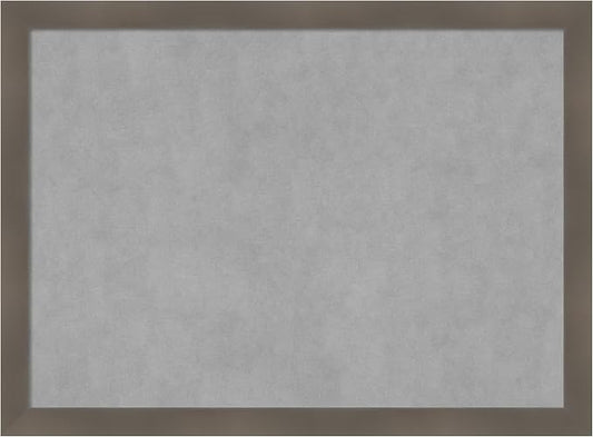 Amanti Art Grey Framed Magnetic Board 22x30 Medium Vision Board by AmantiArt