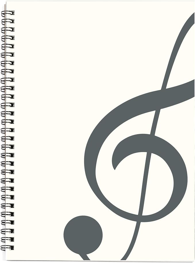 MAXCURY Blank Sheet Music Composition Manuscript Staff Paper Art Music Notebook by MAXCURY