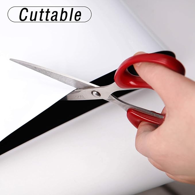 Magnetic Whiteboard Contact Paper for Wall 60 x 36 inches, Magnetic Dry Erase White Board Sticker with Non-Adhesive Backing for Office Home School-DeskLoop Office