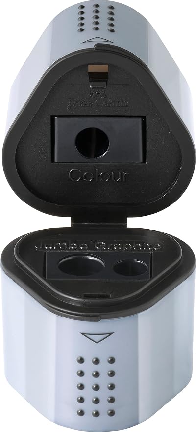 Faber-Catell Trio Sharpener Box Grip 2001 Silver - Image 2