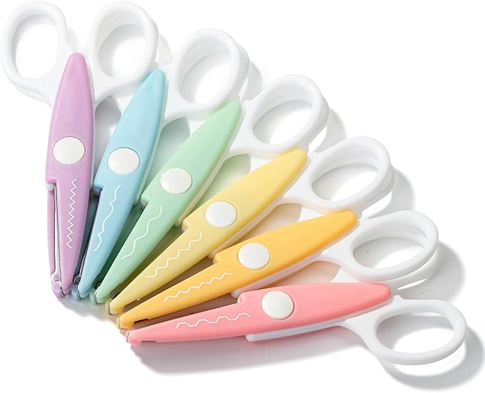 Mr. Pen- Craft Scissors Decorative Edge, 6 Pack, Scrapbooking by MrPen