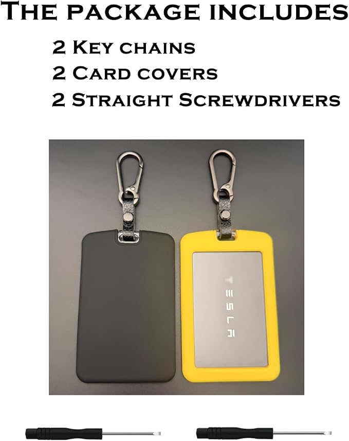 TANDRIVE 2PCS Silicone Key Card Holder Case Compatible - Image 6