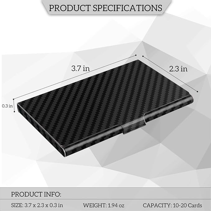 Slim Minimalist Business Card Holder - Image 5