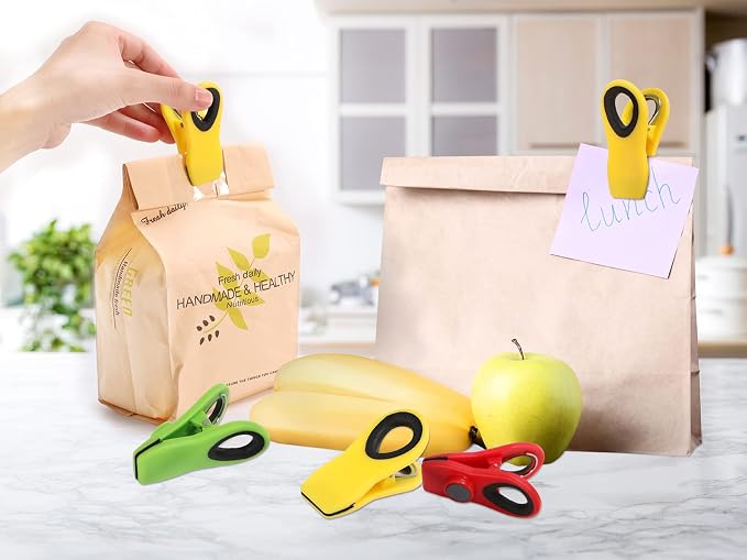 12 Pack Chip Clips Bag Clip, Magnetic Food Clip - Image 5
