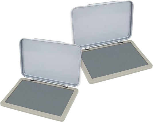 2 Pack Metal Case Stamp Pad Medium Size by ZIGEL