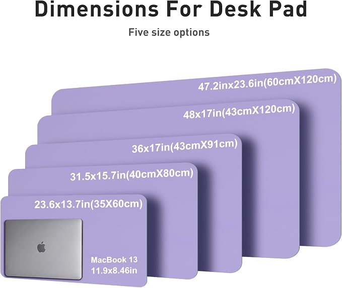 Aothia Faux Leather Desk Mat | Creates A Clean, Organized Workspace - Image 5