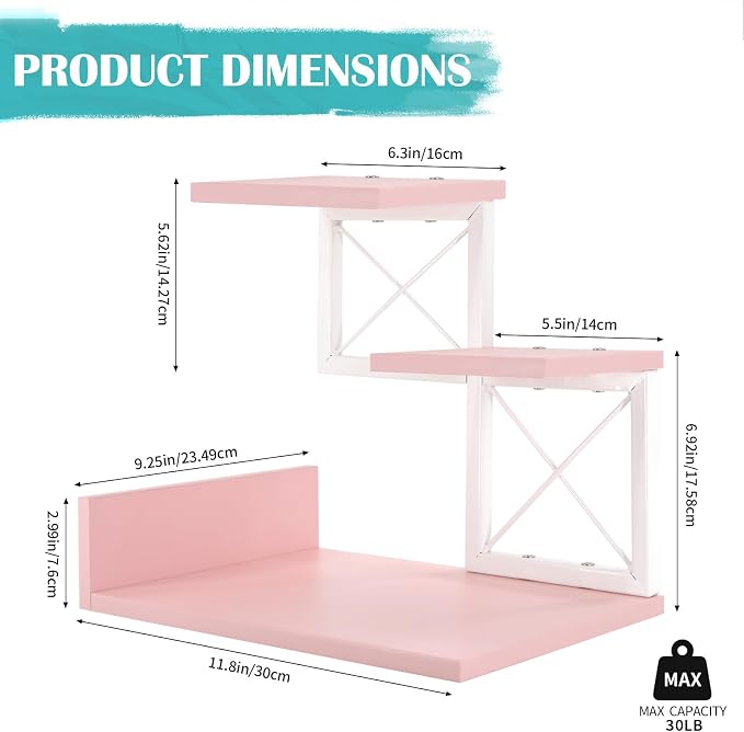 Jolitac Wood Desktop Shelf, Desktop Organizer Office Storage Rack Adjustable - Image 3