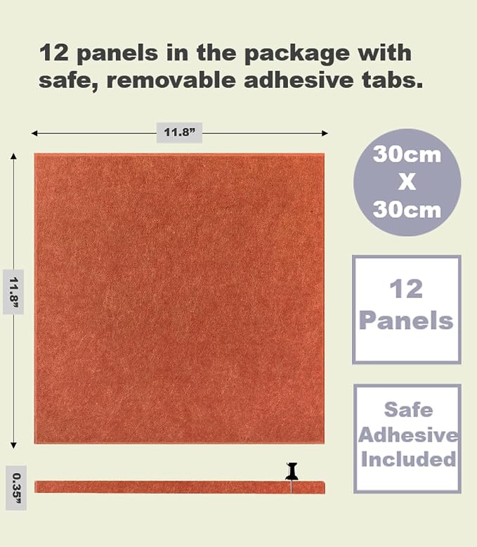Felt Wall Tiles | Large Cork Board Alternative | Aesthetic Felt Bulletin Board - Image 3