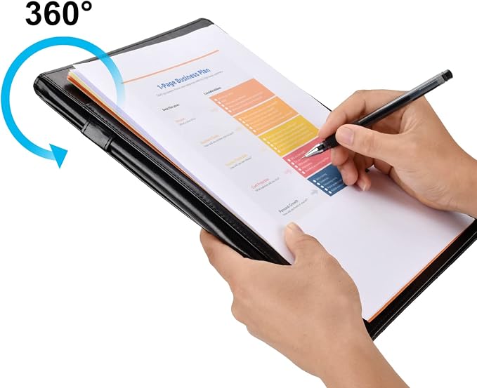 Cacturism Padfolio Portfolio Folder, Foldable Letter Size Writting Pad - Image 3