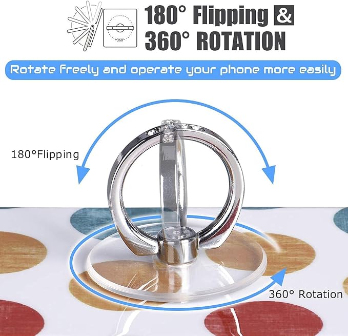 Transparent Phone Ring Holder Grip - Image 3