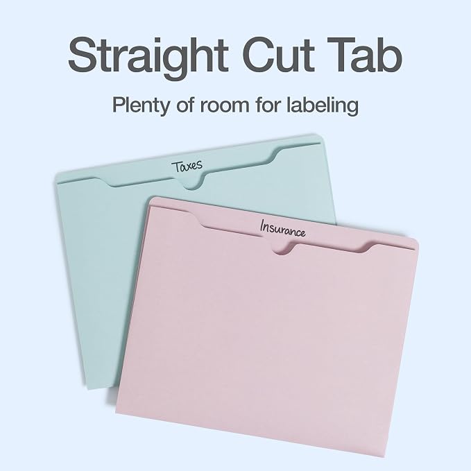 Oxford Expanding File Folders, 8 Pack, Closed Sides, Expands 2", 4 Pastel Colors - Image 3