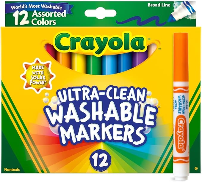 Crayola Broad Line Markers, Washable Markers - Image 5
