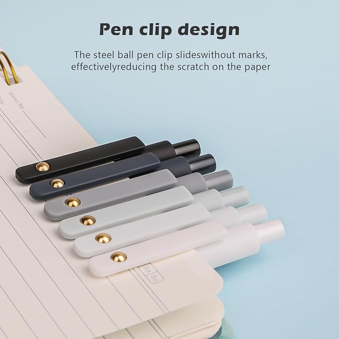 Ddaowanx Gel Pens, 0.7mm Quick Dry Fine Point Smooth Writing Pens, Cute Office - Image 5