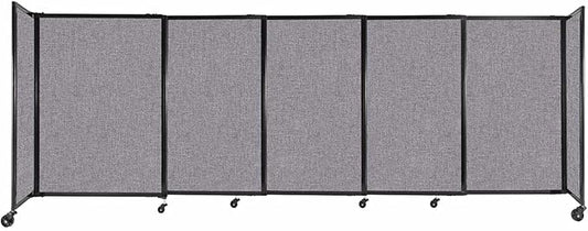 Versare Straightwall Sliding Portable Wall Partition | Freestanding Office by VERSARE