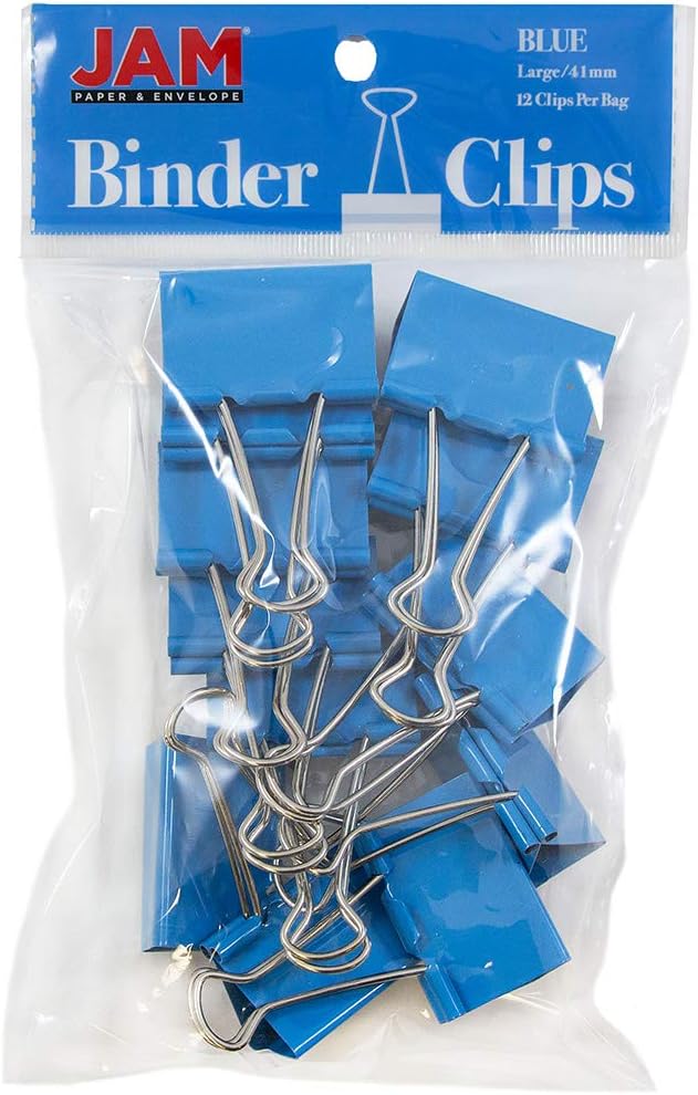 JAM PAPER Colorful Binder Clips by JAMPaper