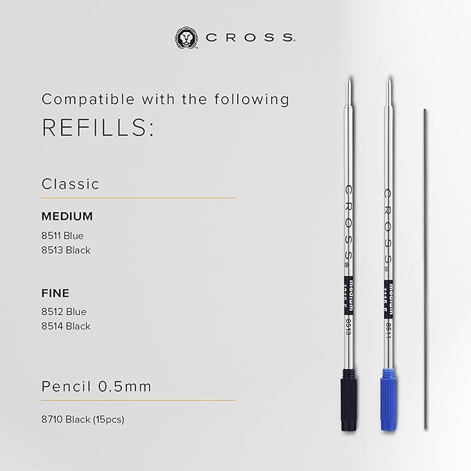 Cross Coventry Black Lacquer Pen and Pencil Gift Set-DeskLoop Office