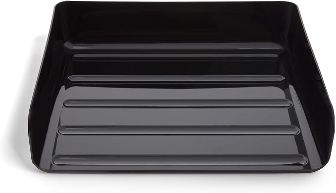 TRU RED Side Load Stackable Plastic Letter Tray, 12 Pack - Image 4