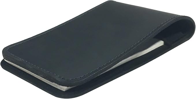 Boston Leather Memo Pad Cover & Holder, 3 x 5 Inch Pocket Notebook by Boston+Leather