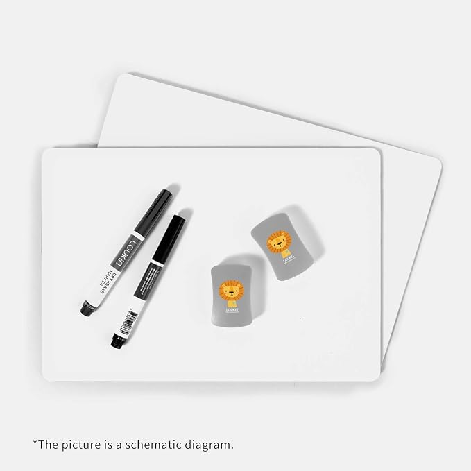 loukin 2 Pack Kid Magnetic Dry Erase Erasers, Mini Whiteboard Eraser, Small - Image 4