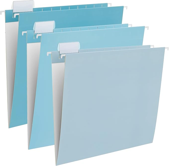 Y YOMA 6 Pack Gradient Hanging File Folders Letter Size Decorative Hanging by YYOMA