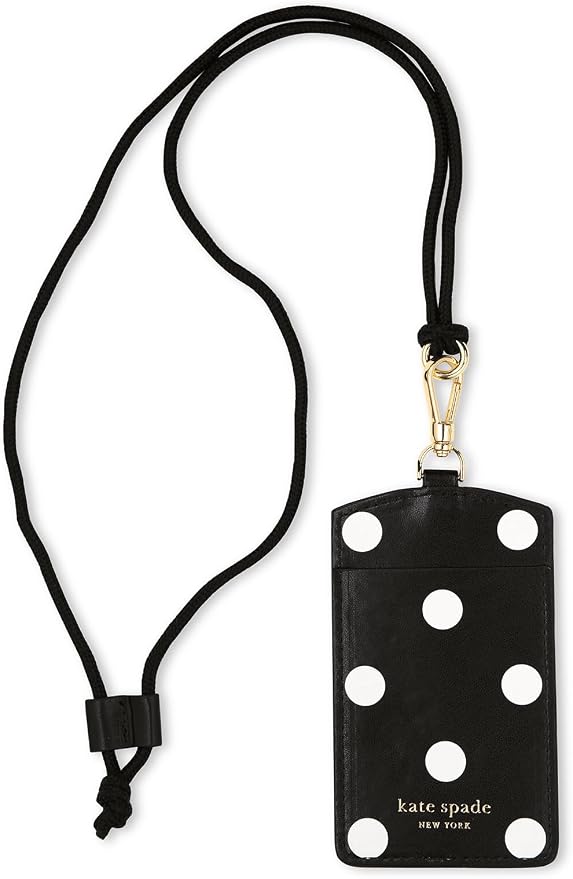 kate spade new york ID Badge Holder Lanyard, Picture Dot | Leatherette Work Key - Image 5