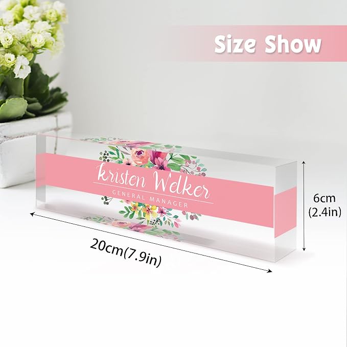 Desk Name Plate Personalized, Custom Name Plates - Image 5