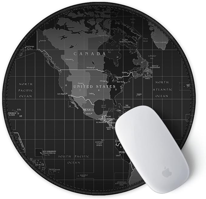 ITNRSIIET Round Mouse Pad with Stitched Edge Premium-Textured Waterproof - Image 2