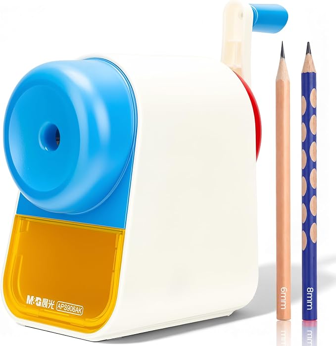 M&G Manual Pencil Sharpener, Hand Crank Pencil Sharpener by MG