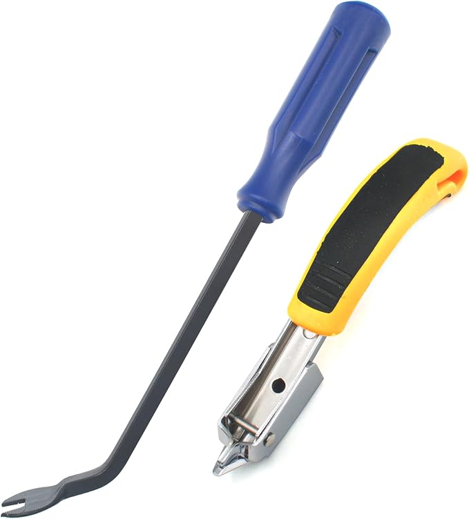 Upholstery Staple Remover, Construction Staple Remover Tool, Heavy Duty Tack by GEARLINTON