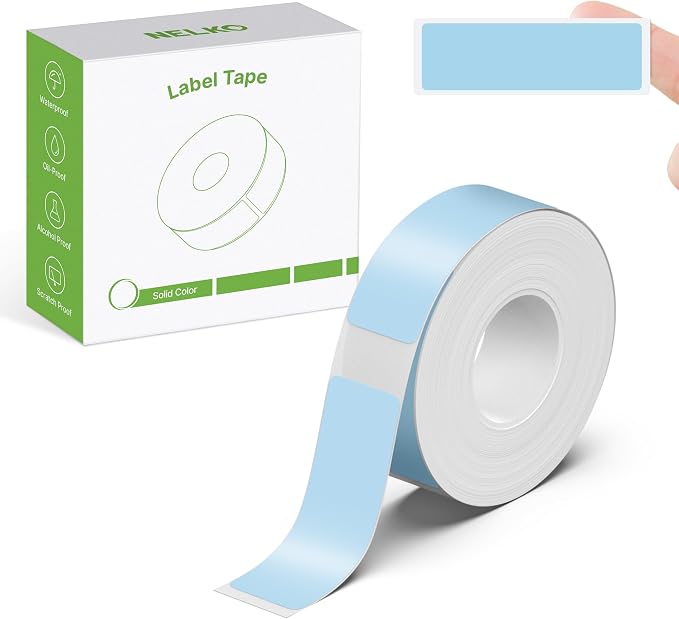 Nelko Genuine P21 Label Maker Tape, Adapted Label Print Paper, Standard by NELKO