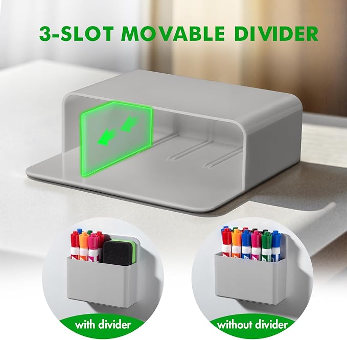 2 Pcs Magnetic Dry Erase Marker Holder - Image 3