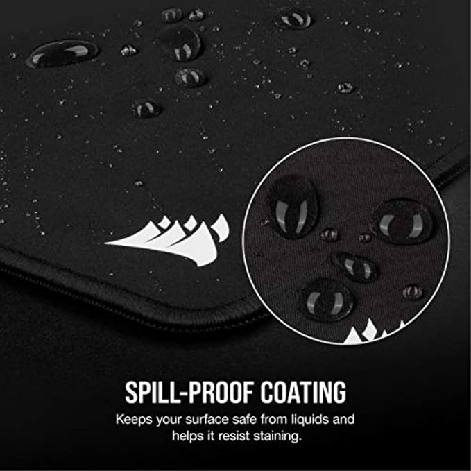 Corsair MM350 PRO Extended XL Premium Spill-Proof Cloth Gaming Mouse Pad – - Image 3