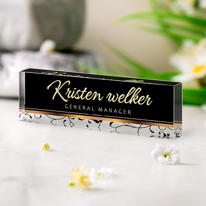 Desk Name Plate Personalized, Custom Name Plates - Image 3