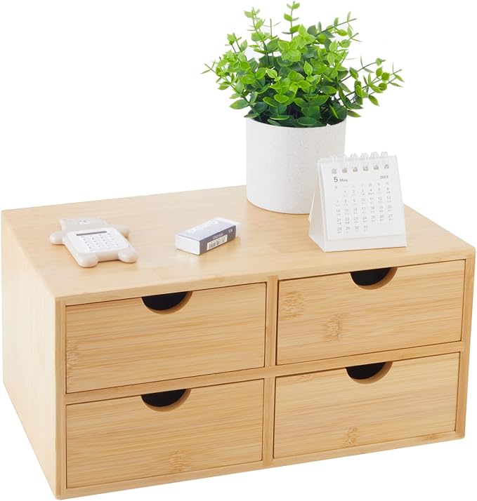 Charmewooden Bamboo Desk Organizer by Charmewooden