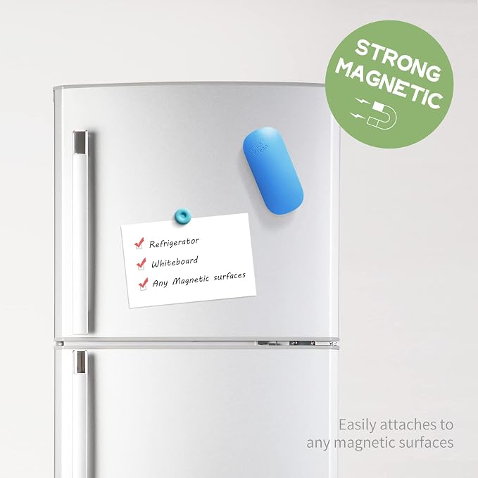 CLICK CLEAN Replaceable Dry Erase Board Eraser, 4-in-1 Magnetic Whiteboard - Image 5