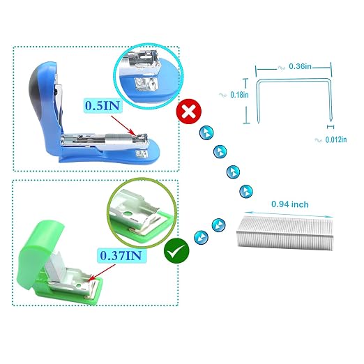 3000pcs No.10 Staples, for Max HD-10D, Bostitch Mini, Old TOT, and Other Mini - Image 2