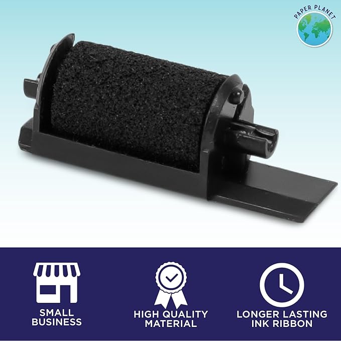 Black Printing Calculator Ribbons Compatible with IR40 by Paper Planet | Replacement Adding Machine Ink Ribbon Compatible with Canon, Casio, Sharp, Adler, and Victor IR40 Adding Machines | 5 Pack-DeskLoop Office